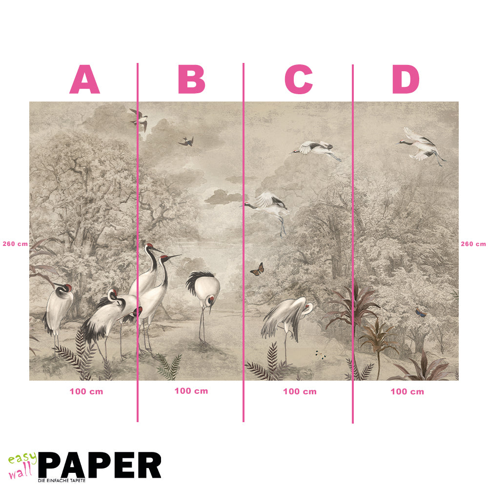 Cranes in the Forrest